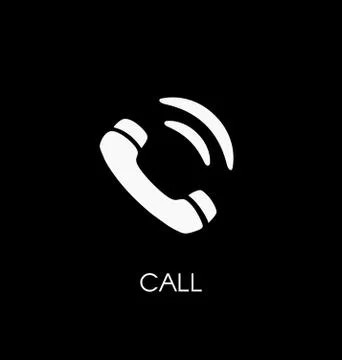 Phone call  icon vector illustration. Telephone symbol Stock Illustration