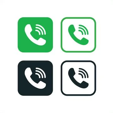Phone call icons Stock Illustration