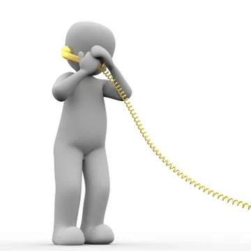 Phone call Stock Illustration