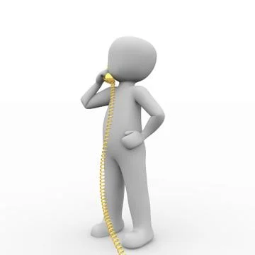 Phone call Stock Illustration