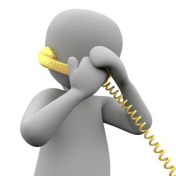 Phone call Stock Illustration
