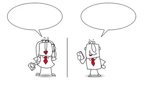 Phone call Stock Illustration