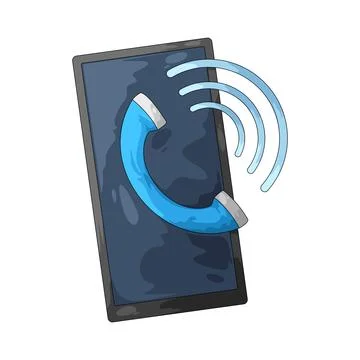 Phone call illustration Stock Illustration