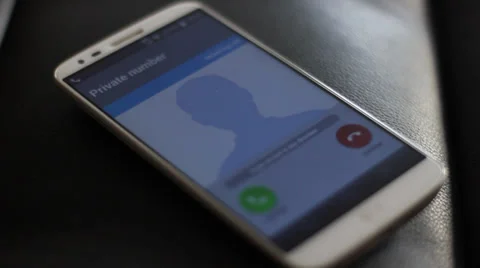 Phone call - Private number Vídeo Stock 37849559