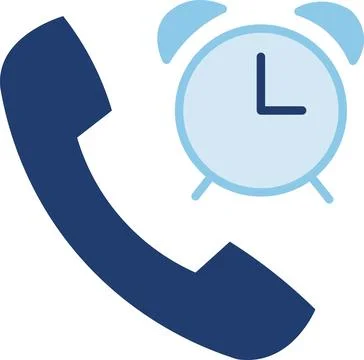 Phone call reminde Stock Illustration