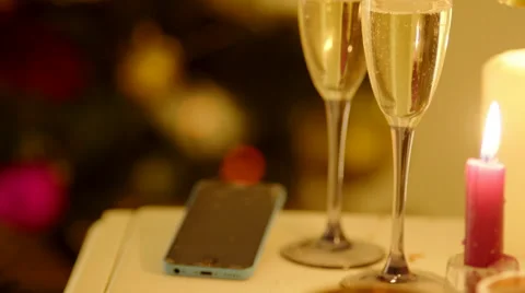 Phone Call from Santa Stock Footage 57748739