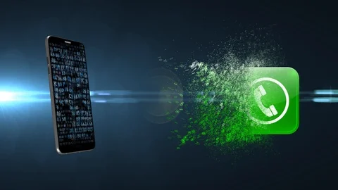 A phone call to a support group. Talking on the phone. Stock Footage 115886692