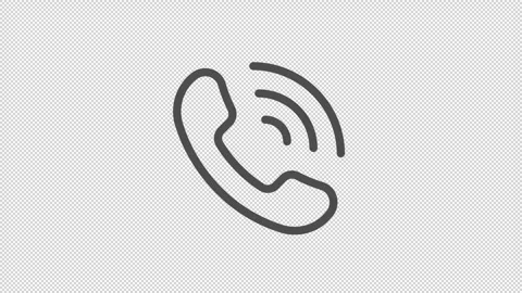 Phone call symbol. Stock Footage 306134932