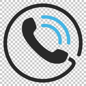Phone Call Vector Icon Illustrazione stock