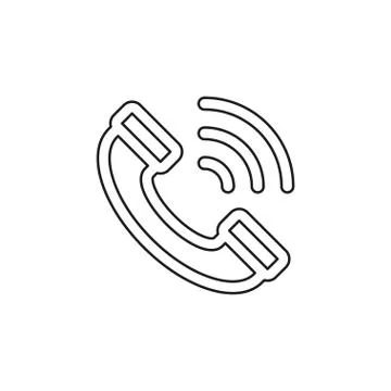 Phone Call vector icon Stock Illustration