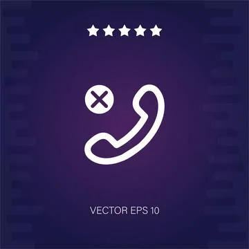 Phone call vector icon Illustrazione stock