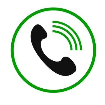 Phone Call vector icon2. Stock Illustration