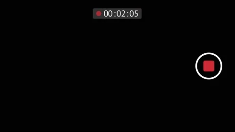 Phone Camera Rec Mode. 4k video Stock Footage 133960171