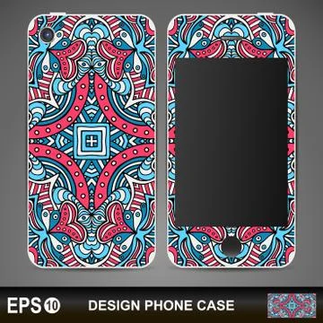 Phone case design Stock Illustration