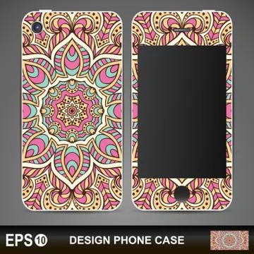 Phone case design Stock Illustration