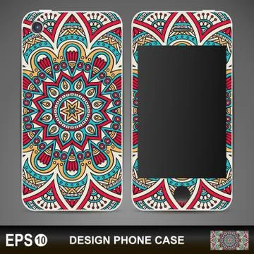 Phone case design Stock Illustration