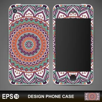Phone case design Stock Illustration