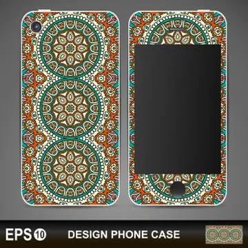Phone case design Stock Illustration