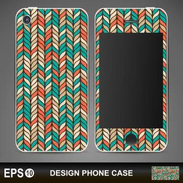 Phone case design Stock Illustration