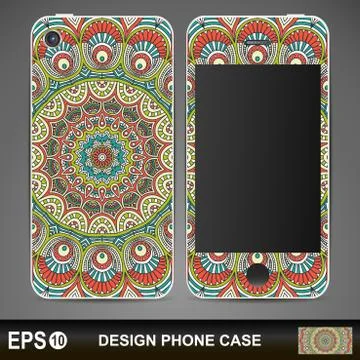 Phone case design Stock Illustration
