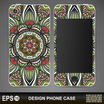 Phone case design Stock Illustration