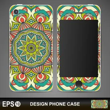 Phone case design Stock Illustration