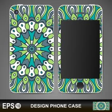 Phone case design Stock Illustration