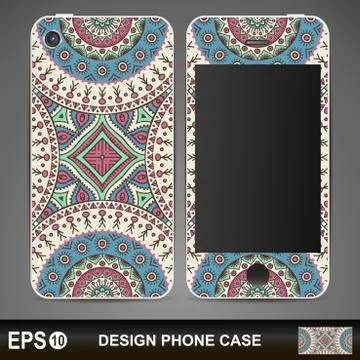 Phone case design Stock Illustration