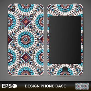 Phone case design Stock Illustration