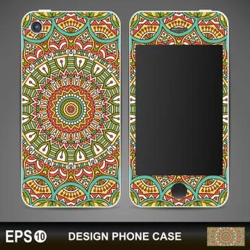 Phone case design Stock Illustration