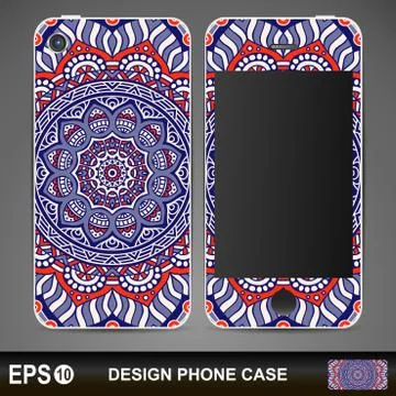 Phone case design Stock Illustration