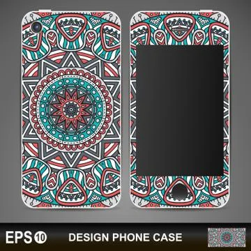 Phone case design Stock Illustration