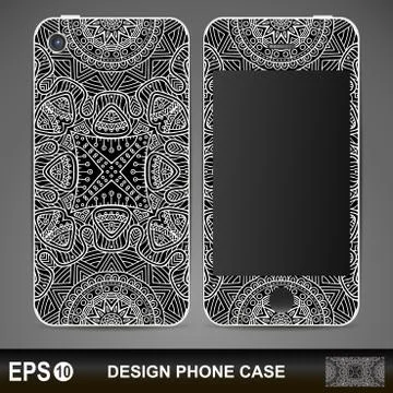 Phone case design Stock Illustration