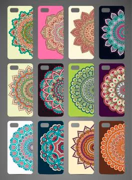 Phone case design Stock Illustration