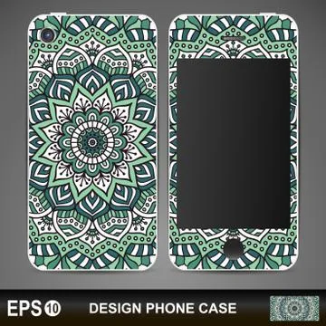Phone case design Stock Illustration