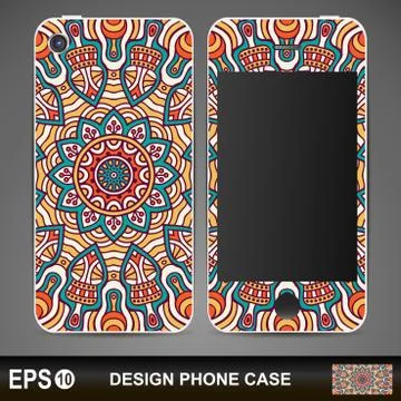 Phone case design Stock Illustration