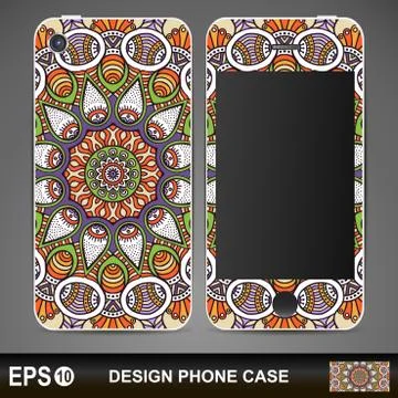 Phone case design Stock Illustration
