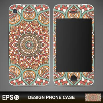 Phone case design Stock Illustration
