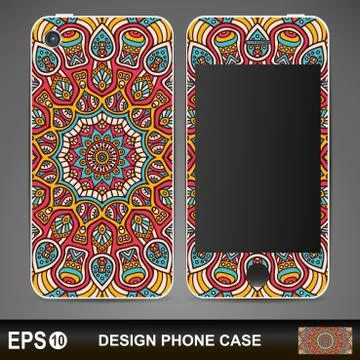 Phone case design Stock Illustration