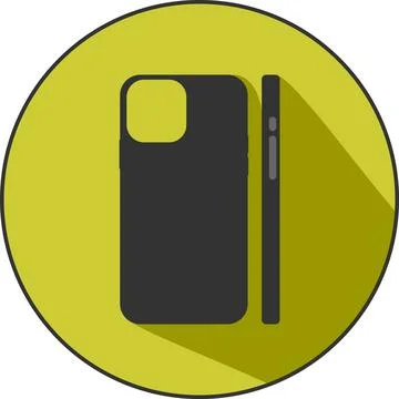 Phone case icon - flat electronic icons Stock Illustration