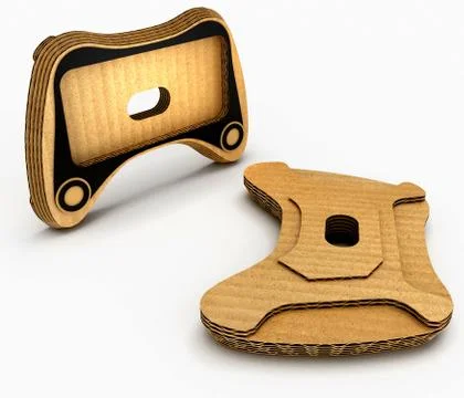 Phone case stylized for joystick. 3D illustration Stock Illustration