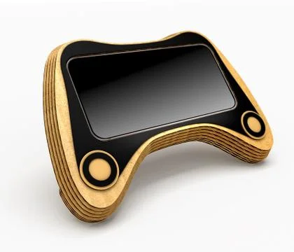 Phone case stylized for joystick. 3D illustration Stock Illustration
