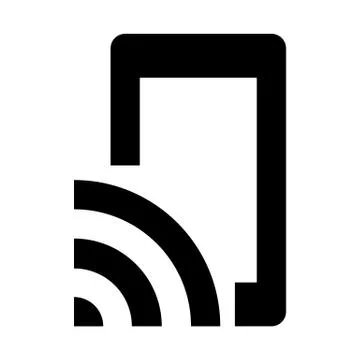 Phone Cast System Icon Stock Illustration