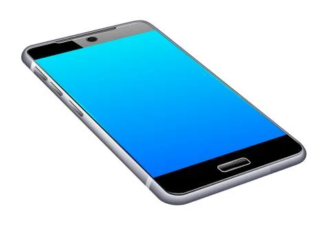 Phone Cell Smart Mobile 3D Stock Illustration