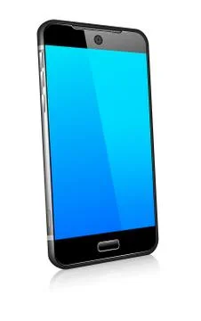 Phone Cell Smart Mobile 3D Stock Illustration