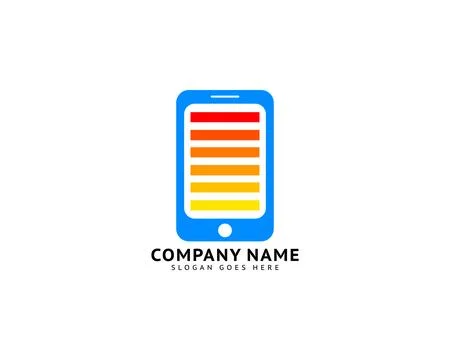 Phone Charger Icon Vector Logo Design Template Stock Illustration