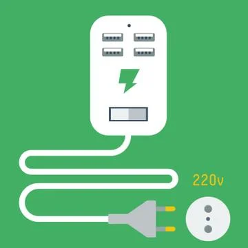 Phone Charging Icon Illustrazione stock