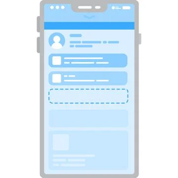 Phone chat for online text message vector icon Stock Illustration