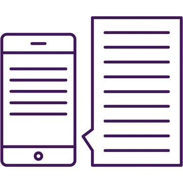 Phone chat vector icon message mobile app Stock Illustration