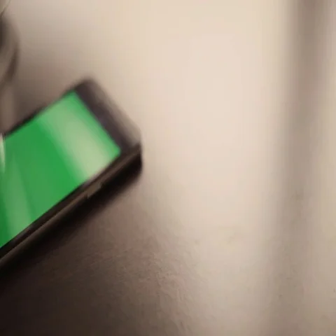 Phone coffee cafe latte Stock Footage